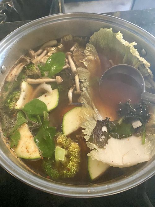 Vegan Hot Pot  at True Seasons Organic Kitchen in Anaheim