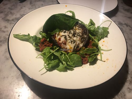 Portobello mushroom at Pizza Express in Windsor