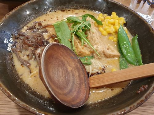 vegan ramen at Momotoko in Helsinki