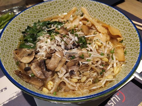Vegan ramen 🍜 at Shi's Restaurant in Pordenone