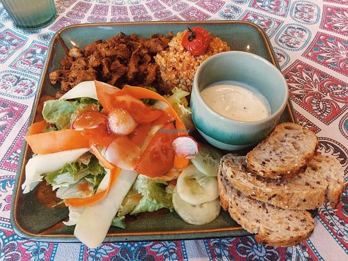 “Assiette Kebab" at L'Ere Vegane in Strasbourg