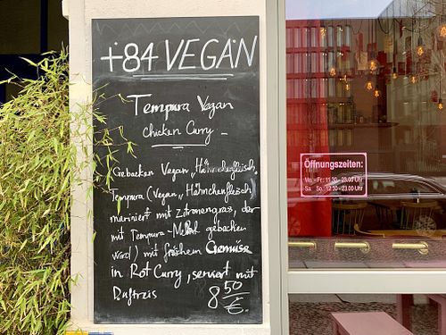 menu at +84 Asian Restaurant in Berlin