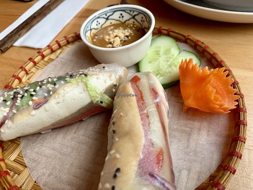 summer rolls at +84 Asian Restaurant in Berlin