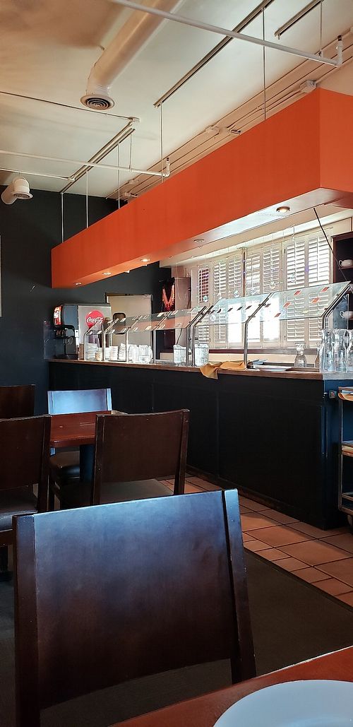 Buffett during lunch. at Himalayan Yak in Fargo