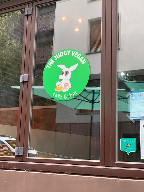 Front  at The Judgy Vegan in Brussels