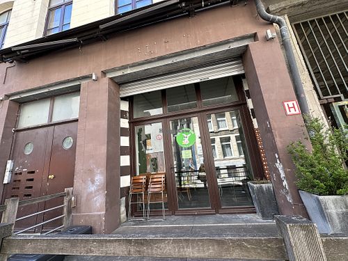 outside  at The Judgy Vegan in Brussels