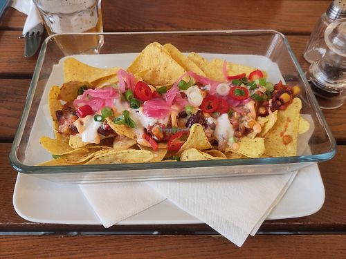 Nachos (12€) at The Judgy Vegan in Brussels