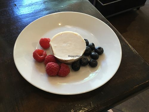 Vegan cheesecake  at Kollective Coffee & Tea in Hot Springs