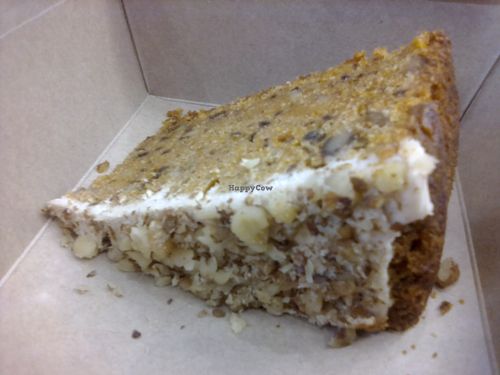 Carrot cake to take-away. at Vegg-Go in Vienna