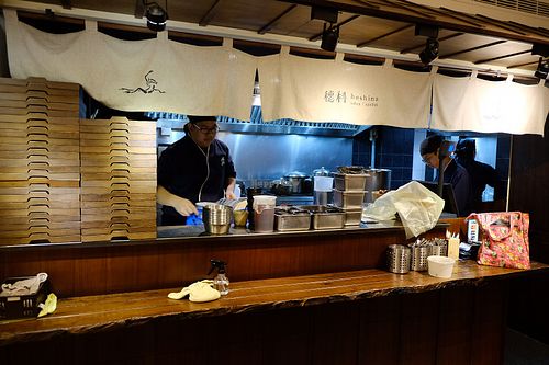 open kitchen  at Hoshina 穗科 - Zhongshan District in Taipei