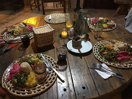 Vegan candle light dinner  at Coco-Knots Kite Lodge in Itarema