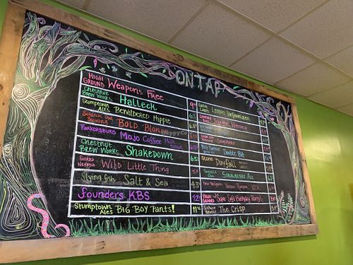 On tap  at Black Bear Burritos - Evansdale in Morgantown
