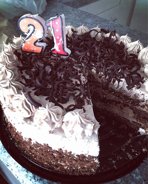 Trufa cake at Veg Way in Iquique