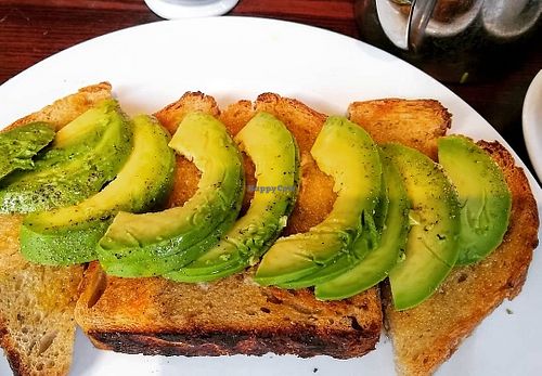 Avocado on sourdough at Gillam's Tea Room in Ulverston