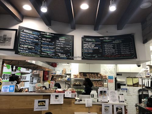 Interior at Marty's V Burger in New York City