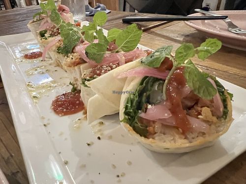 Mexican Burrito  at Hemp Cafe Tokyo in Tokyo