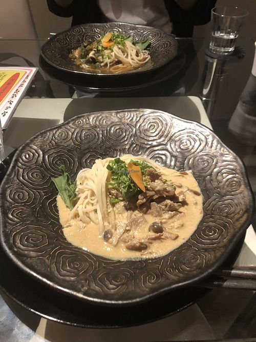 Flavorless overpriced noodles   at Kururu in Nara