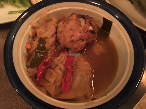 veggie balls at The Green Room in Taipei