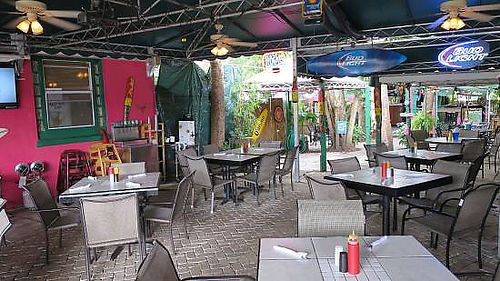 inside at Kona Beach Cafe in Jensen Beach