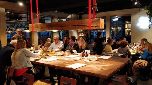 Restaurant interior at Otomat in Antwerpen