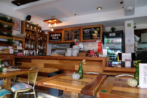 Counter at Aroma Isla in Isla Mujeres