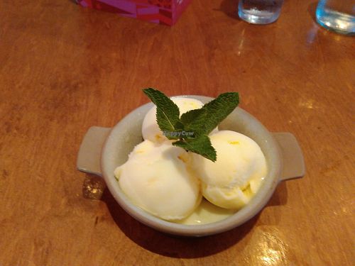 Vegan Apple Sorbet at Bodega Cantina in Birmingham