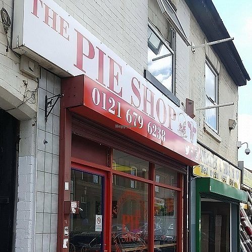 Outside at The Pie Shop in Birmingham