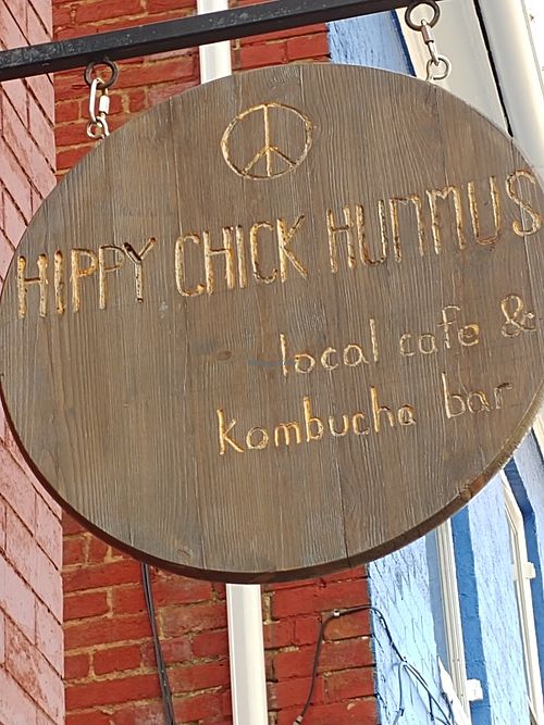 Walking up at Hippy Chick Hummus in Frederick