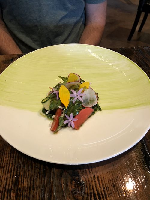 Crunchy rice salad at Trokay in Truckee