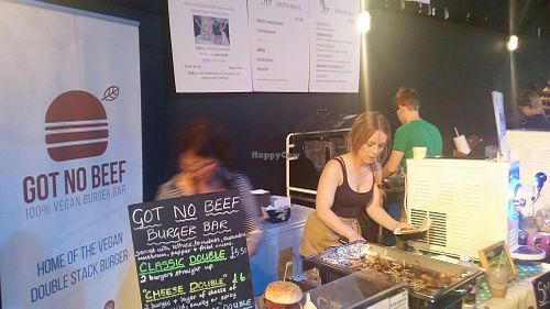 At Welsh Vegan Festival  July 2017 at Got No Beef in Cardiff