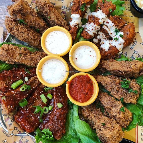 Chicken combo at Got No Beef in Cardiff