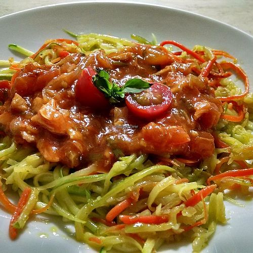 veg pasta at Gran Bazar Pac in Cuiaba