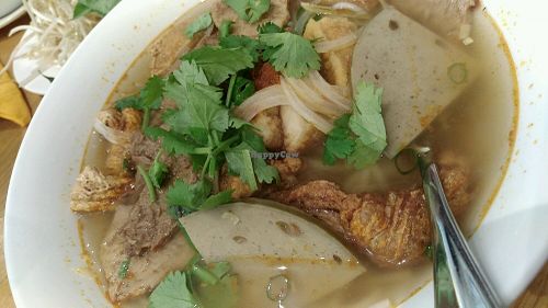 Bun Hue at An Nguyen Vegan in Canberra
