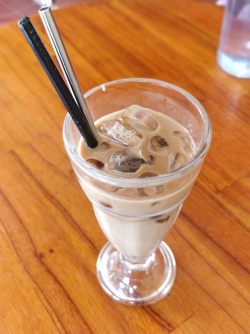 coffee with homemade soy milk - very nutty flavour at Nhat Da in Hoi An