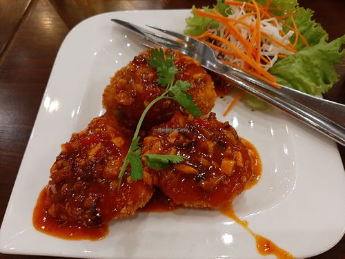 Sauce coated koroke at Doa Sen Vang - Phu Nhuan in Ho Chi Minh City