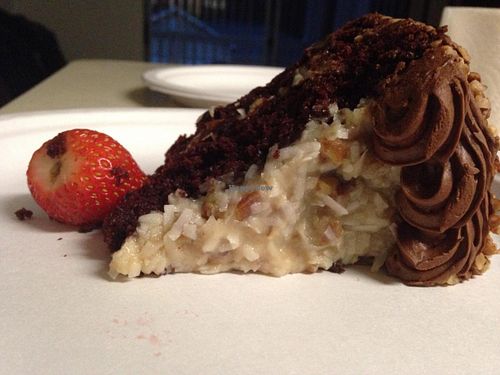 German chocolate cake at R. Thomas Deluxe Grill in Atlanta