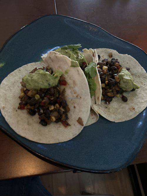 Veggie tacos  at S&P Oyster Company in Mystic