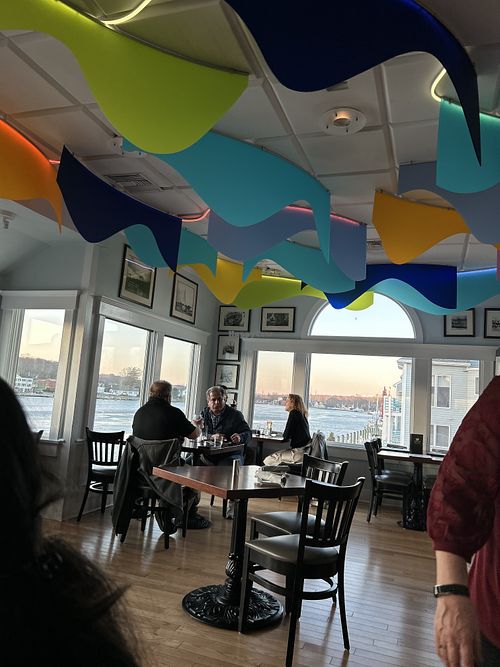 Amazing view   at S&P Oyster Company in Mystic