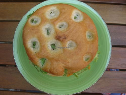 Vegan sandwich at Lunch Box in Vernazza