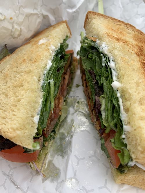 BLT sandwich (with tempeh) at The Lil Organic Kitchen in Cobourg