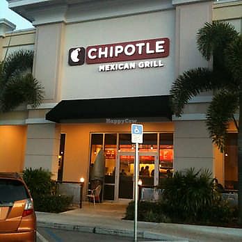 outside at Chipotle in Port St Lucie
