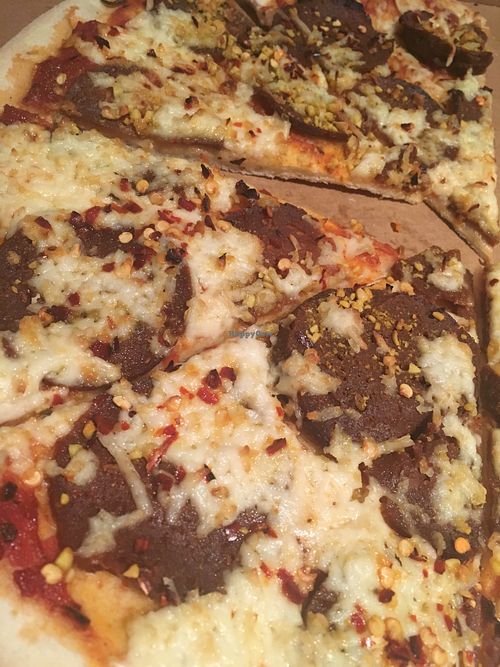 Pepperoni pizza  at Peace'za in East Victoria Park