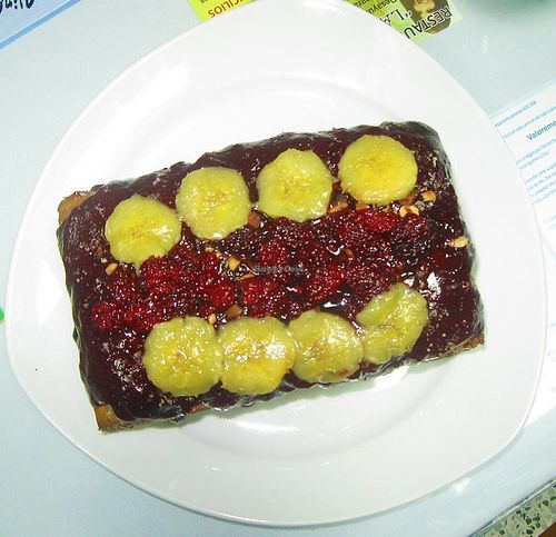 Plato at La Reforma Restaurante Vegetariano in Paipa