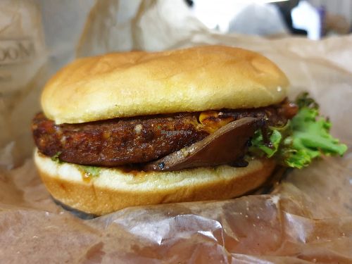 Vegan burger at Elevation Burger in Augusta
