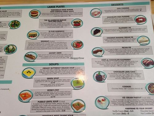 Menu view 4 at Quintessence in New York City