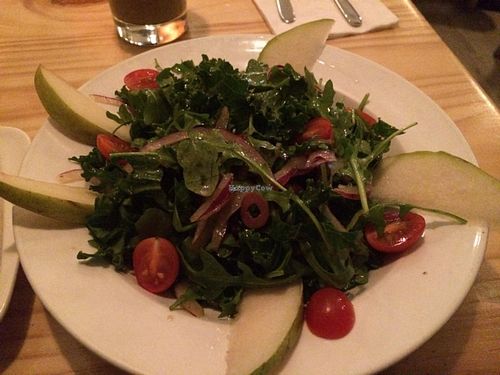 very yummy kale salad at Quintessence in New York City