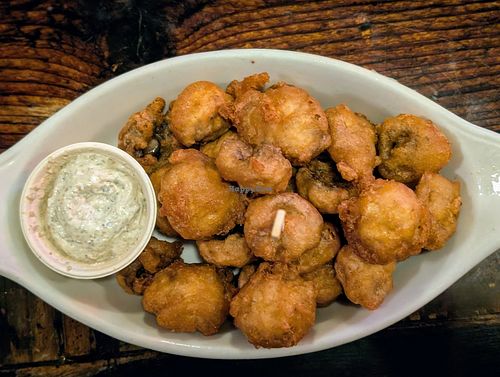 Fried mushrooms at Oak  in Seattle