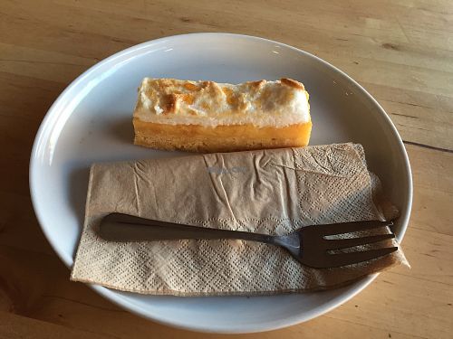 Vegan slice at The Silly Goat in Broken Hill