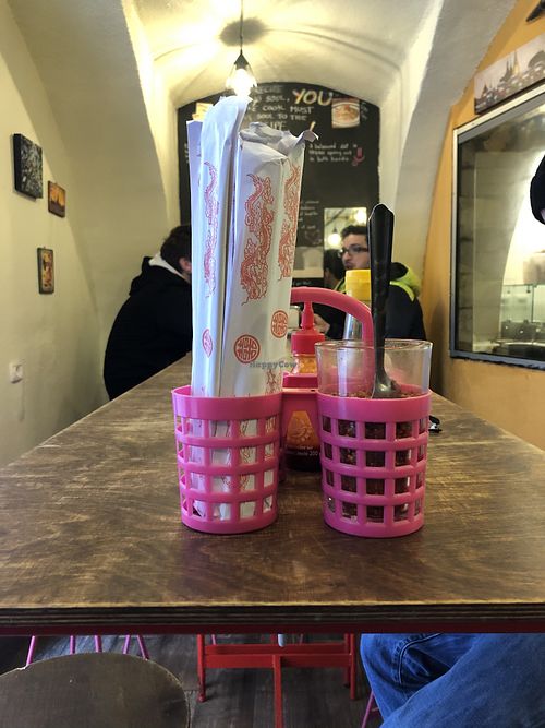 inside at OnThai in Ljubljana