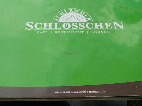 menu cover at Schlosschen in Traben Trarbach